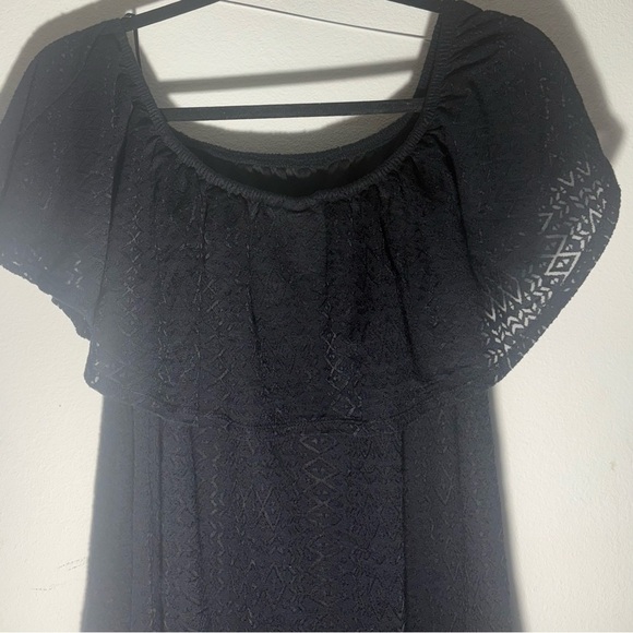 Apt 9 Women’s Elegant Black Flowy Stretchy Dress SZ M - Picture 2 of 7